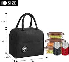 Insulated Food Storage Lunch box Bag to Keep Food Hot or Cold For Office