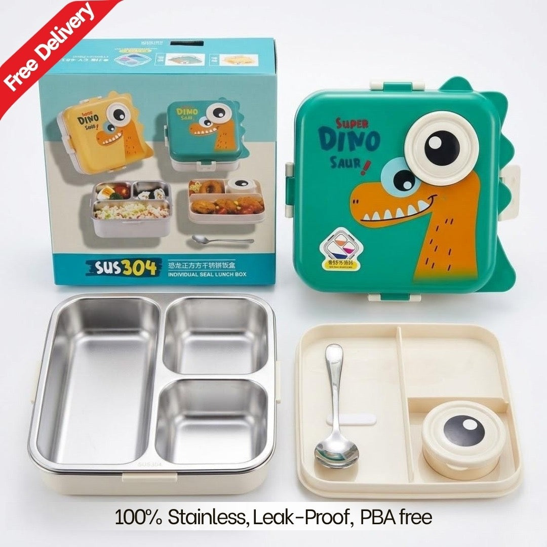 Dino Bento Lunch Box for Kids