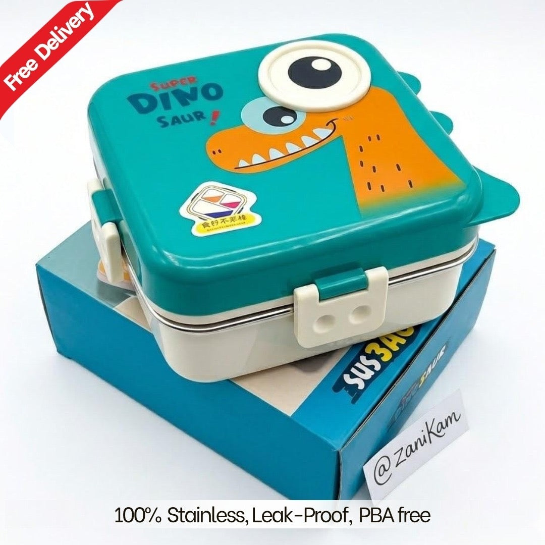 Dino Bento Lunch Box for Kids
