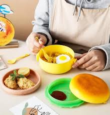 Burger Shaper Double Layer Lunch Box